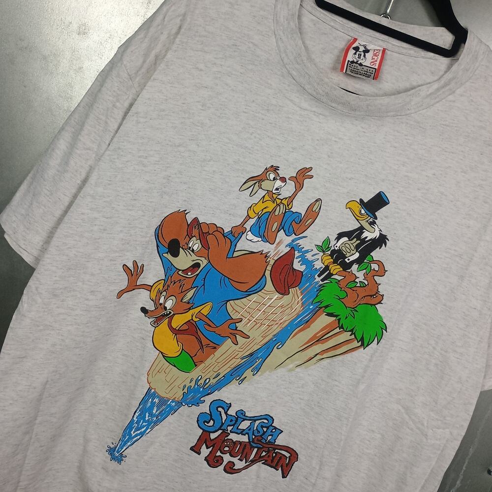 Splash Mountain Walt Disney World Park Ride Vintage 90s Magic Kingdom Shirt XL
